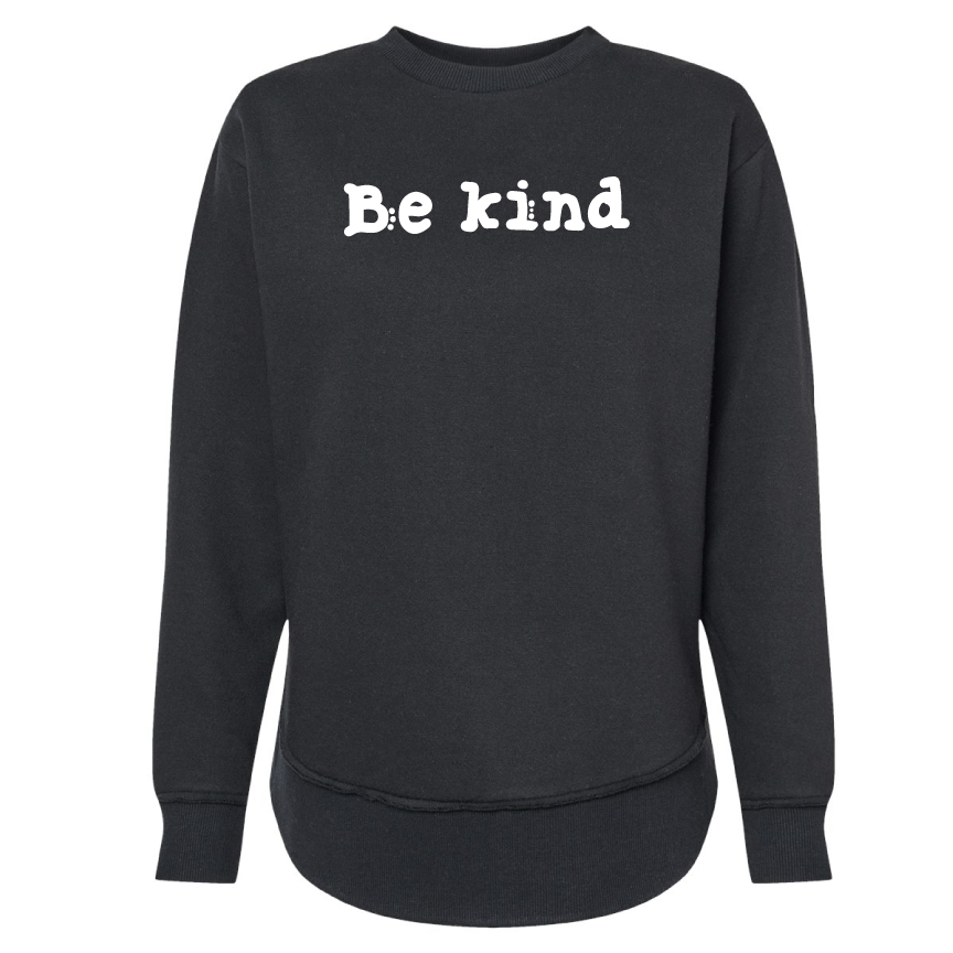 Cross Creek - Be Kind Women's Weekend Crewneck Sweatshirt (Multiple Colors)