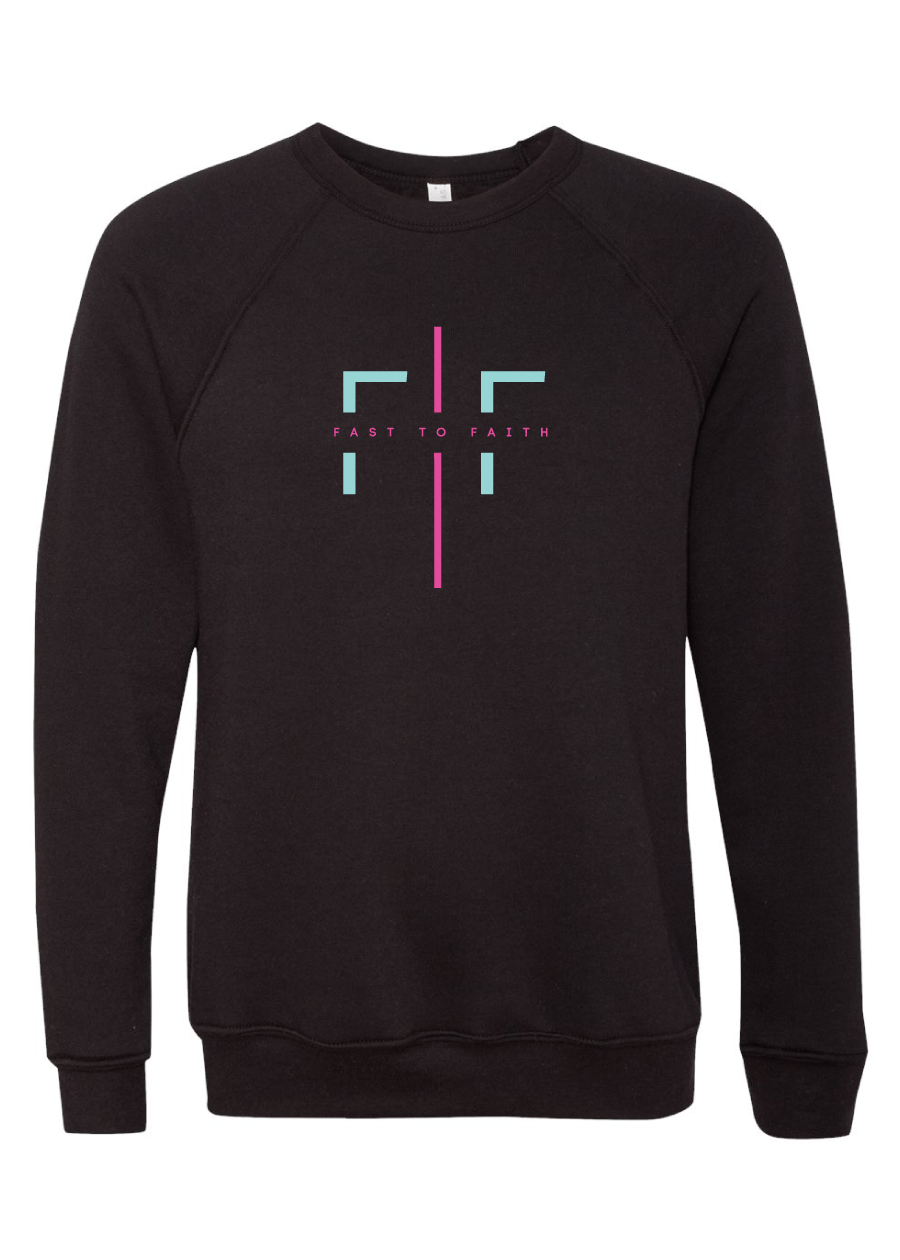 Fast to Faith (FTF) - Adult Premium Crewneck Sweatshirt (multiple colors)