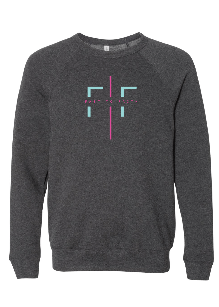 Fast to Faith (FTF) - Adult Premium Crewneck Sweatshirt (multiple colors)