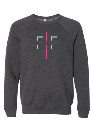 Fast to Faith (FTF) - Adult Premium Crewneck Sweatshirt (multiple colors)