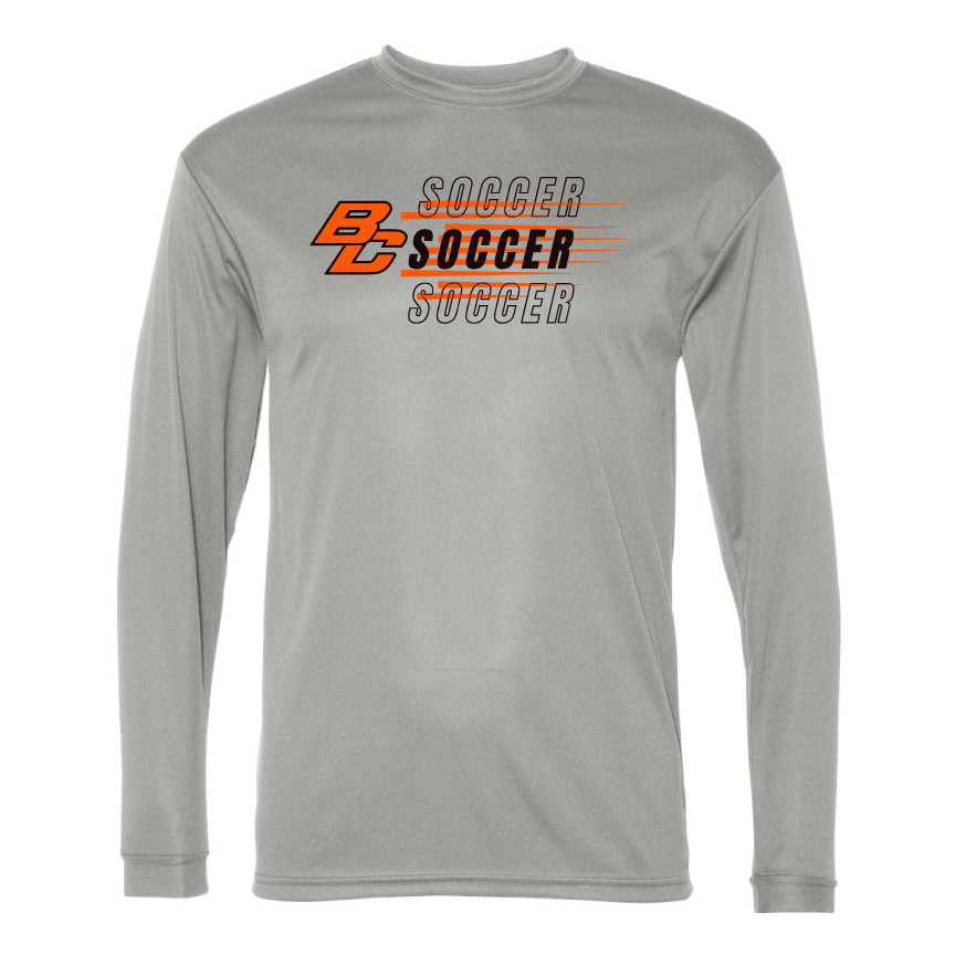 Byron Center Soccer - Adult Moisture Wicking Long Sleeve Tee