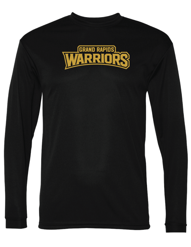 Grand Rapids Warriors - Youth Long Sleeve Moisture Wicking Shirt