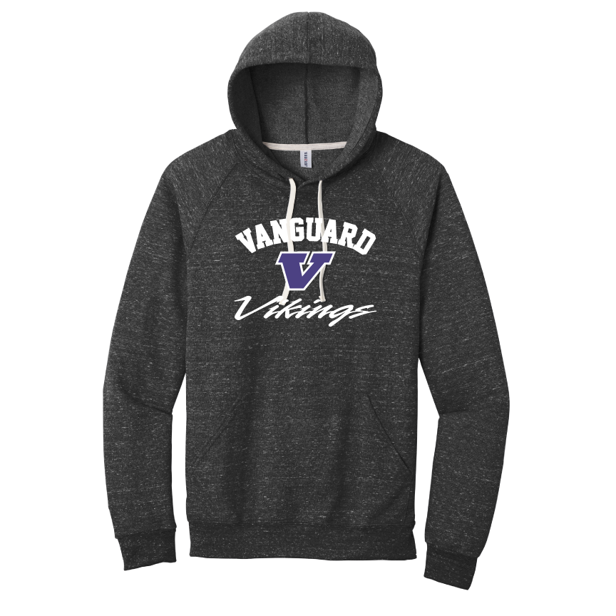 Vanguard - Adult Snow Heather French Terry Raglan Hoodie