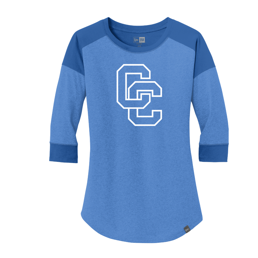 Cross Creek - Women's Heritage Blend 3/4-Sleeve Baseball Raglan Tee