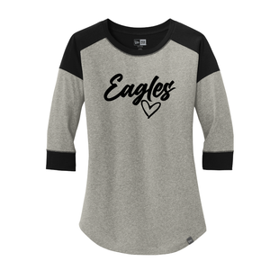 Excel - Women's Heritage Blend 3/4-Sleeve Baseball Raglan Tee