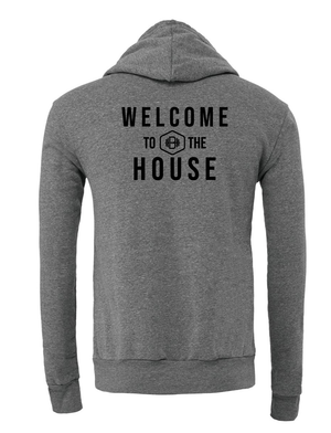 Bell House - WELCOME Unisex Premium Hooded Zip-Up Sweatshirt