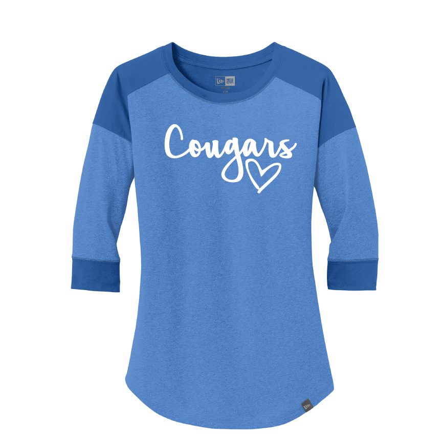 Cross Creek - Women's Heritage Blend 3/4-Sleeve Baseball Raglan Tee