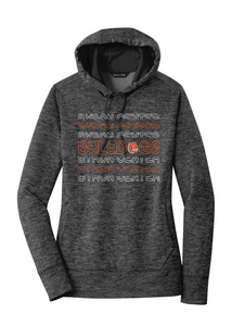 Byron Center - Ladies PosiCharge® Electric Heather Fleece Hooded Pullover