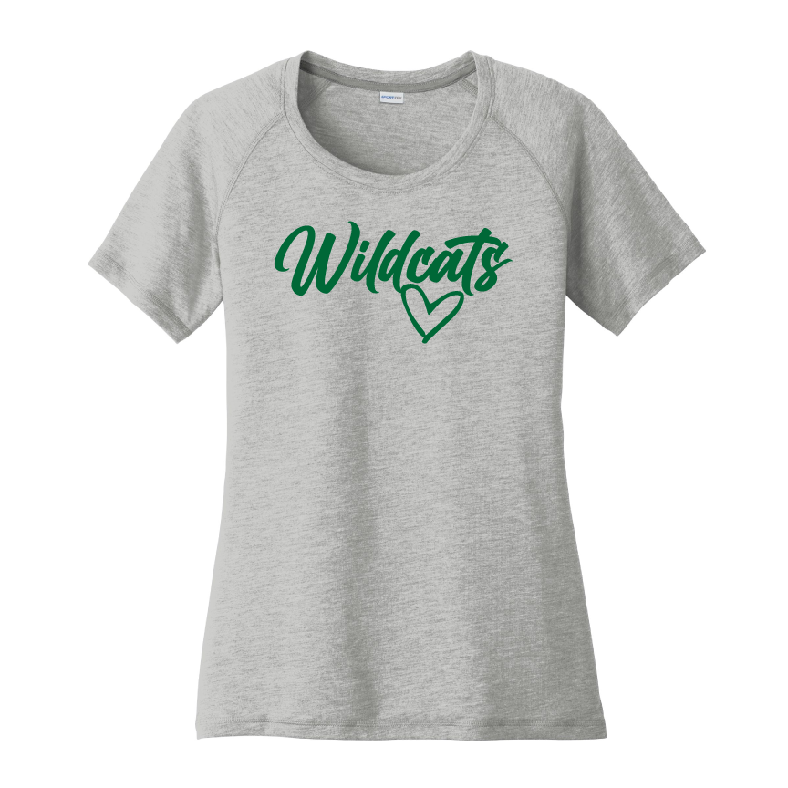 Walker - Women's Tri-Blend Scoop Neck Raglan Tee