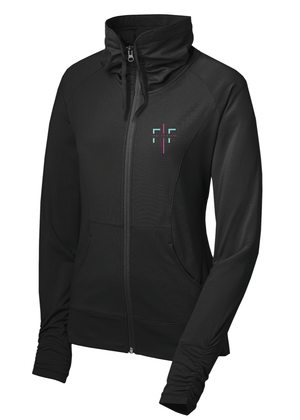 Fast to Faith (FTF)  - Women's Stretch Full-Zip Jacket (multiple colors)