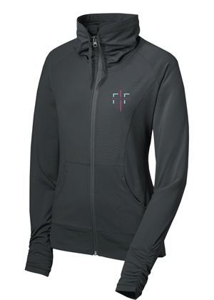 Fast to Faith (FTF)  - Women's Stretch Full-Zip Jacket (multiple colors)