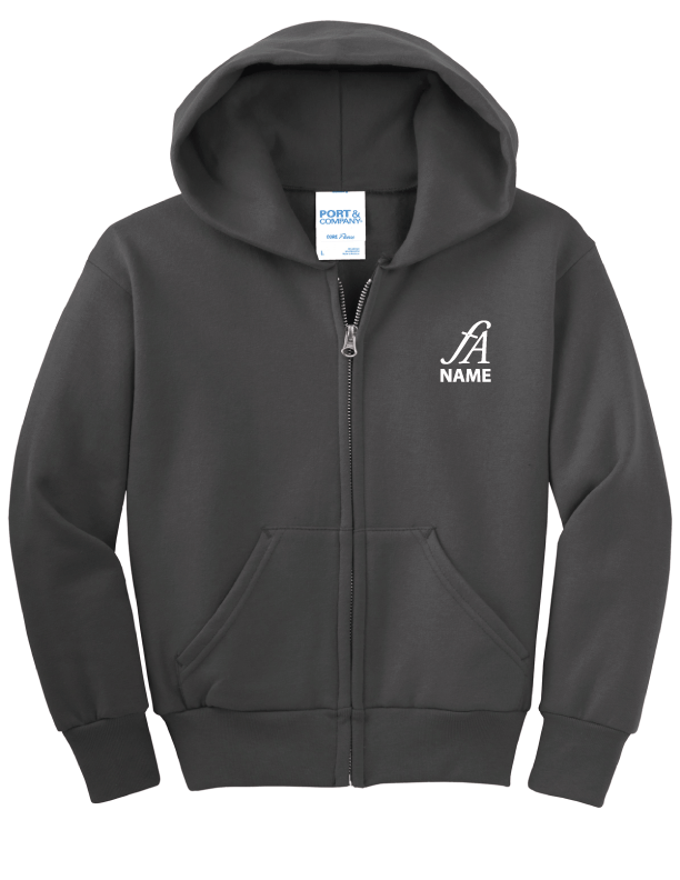 First Addition - Youth and Adult Hooded Zip-Up Sweatshirt (All Grades)