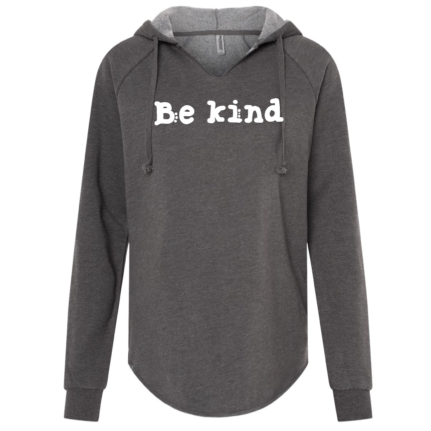 Cross Creek - Be Kind Women's Lightweight Hooded Pullover Sweatshirt (Multiple Colors)