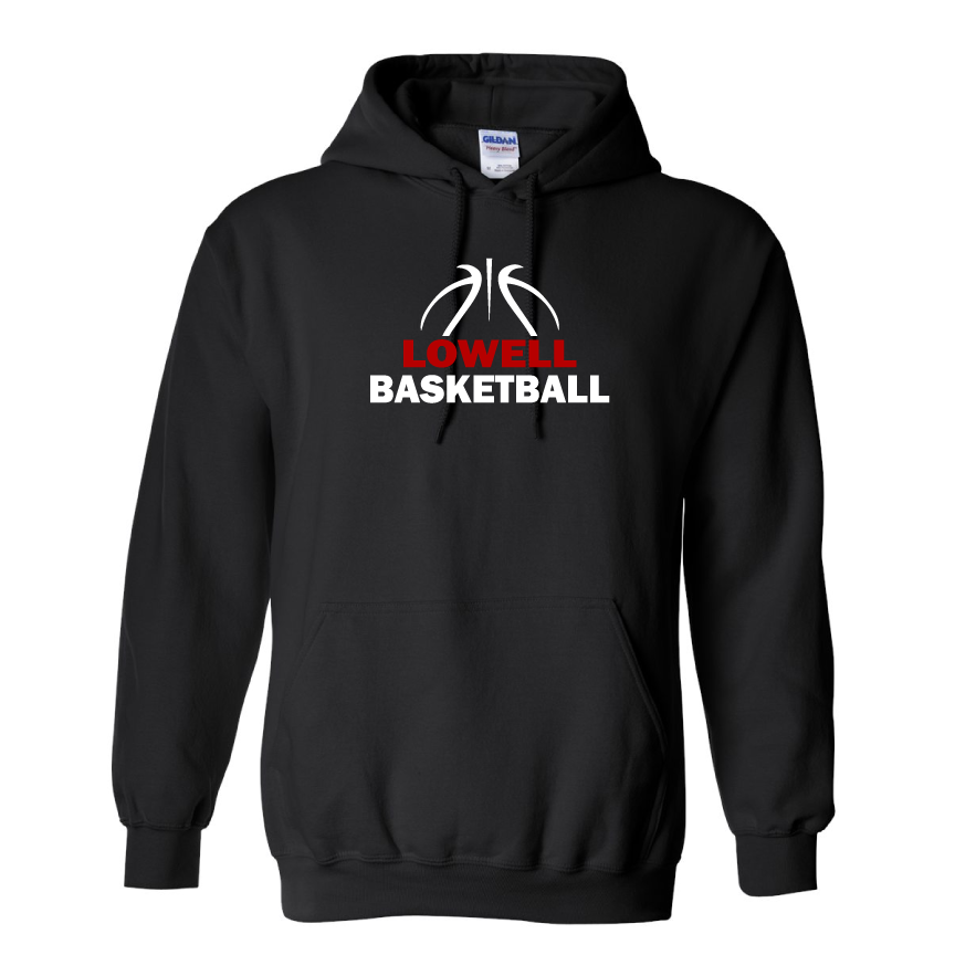 Lowell Basketball - Adult Heavy Blend Hooded Sweatshirt