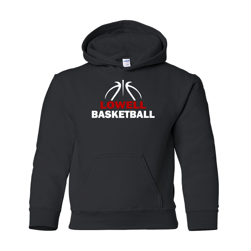 Lowell Basketball - Heavy Blend Youth Hooded Sweatshirt