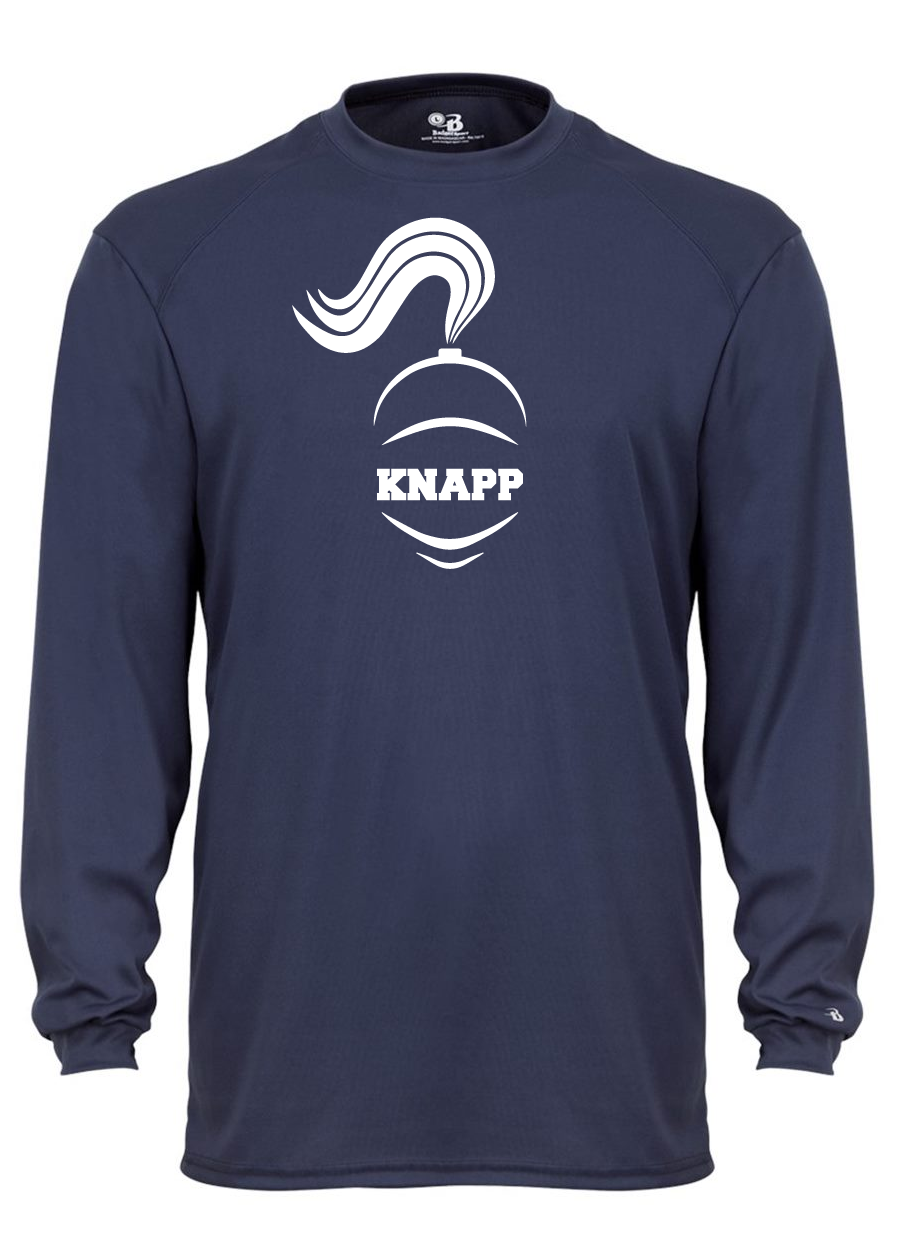 Knapp Moisture Wicking Long Sleeve T Shirt Youth Adult