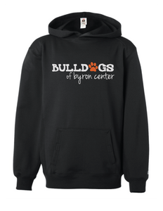 Byron Center - Youth Raglan Hooded Sweatshirt