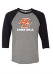 Byron Center Basketball - Adult Baseball Tshirt