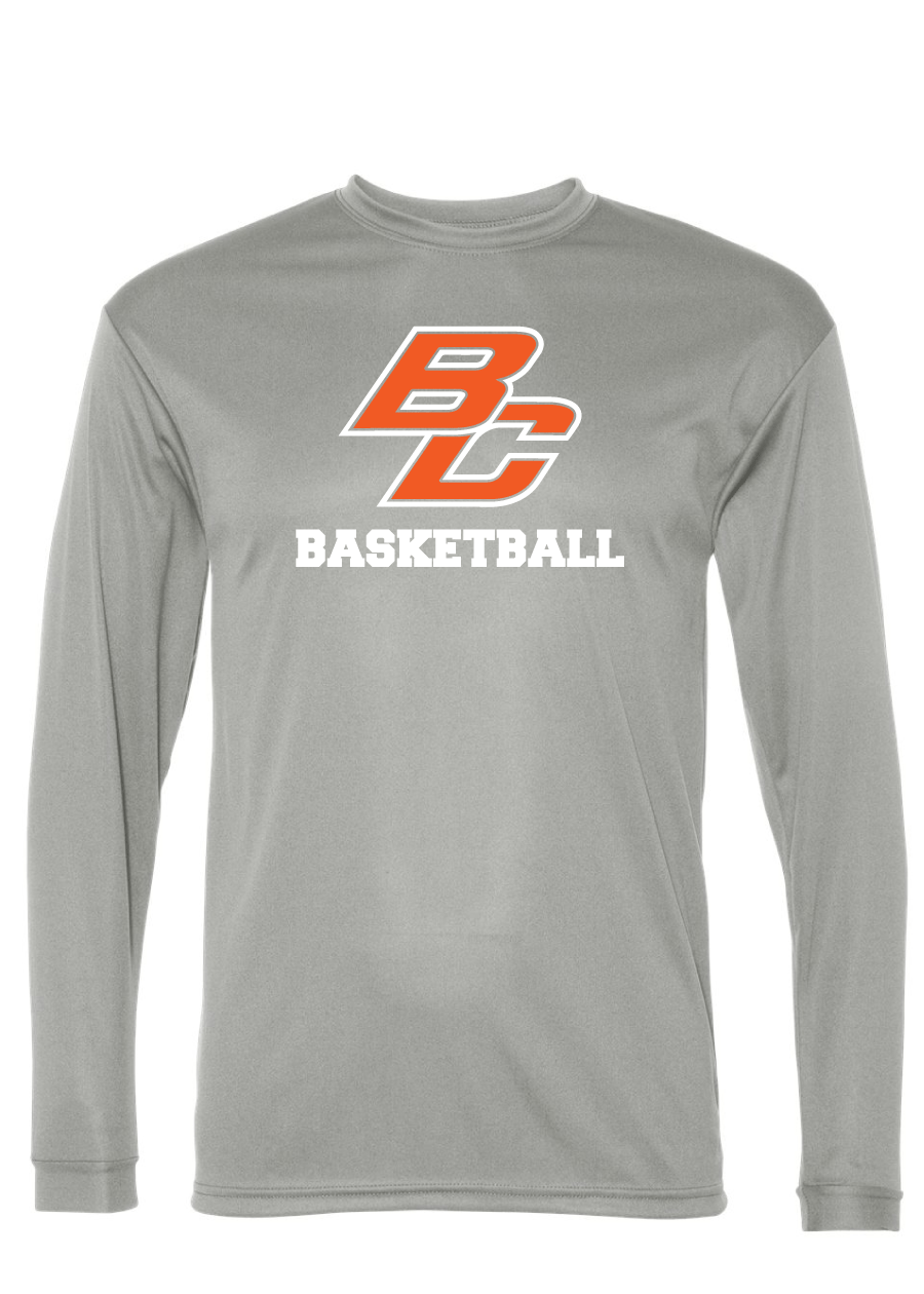 Byron Center Basketball - Adult Moisture Wicking Long Sleeve Tee