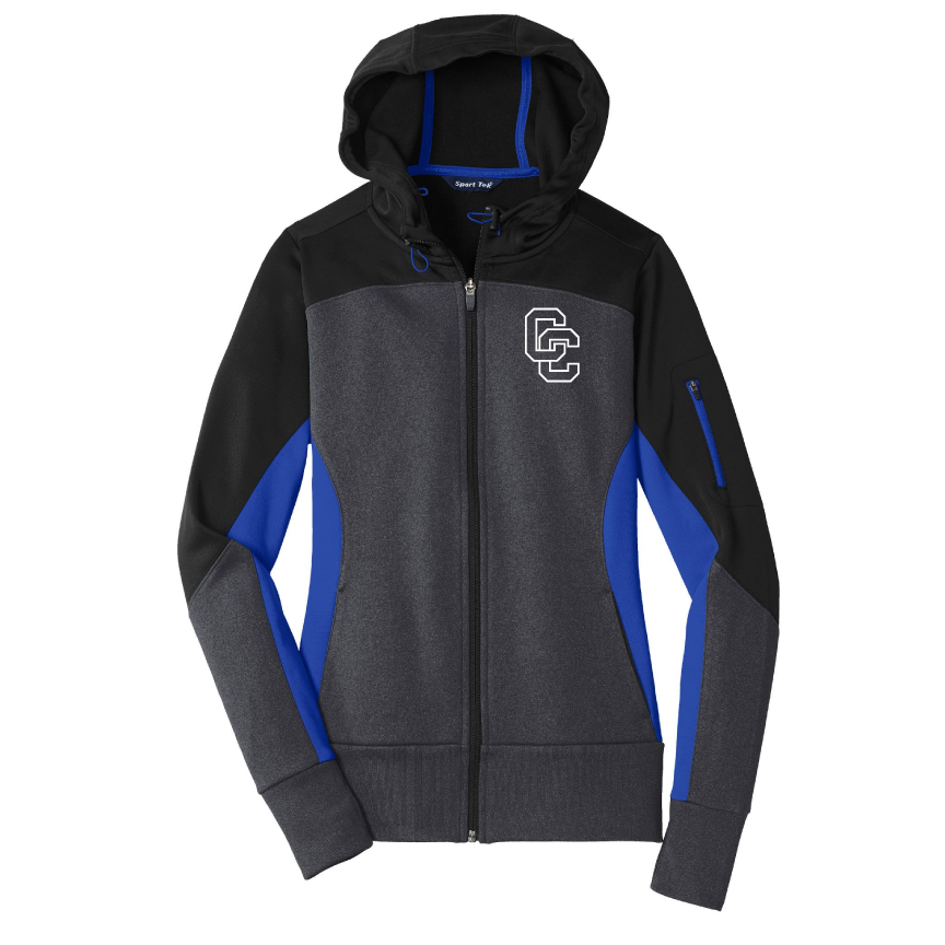 Cross Creek - Women's Tech Colorblock Hooded Full-Zip