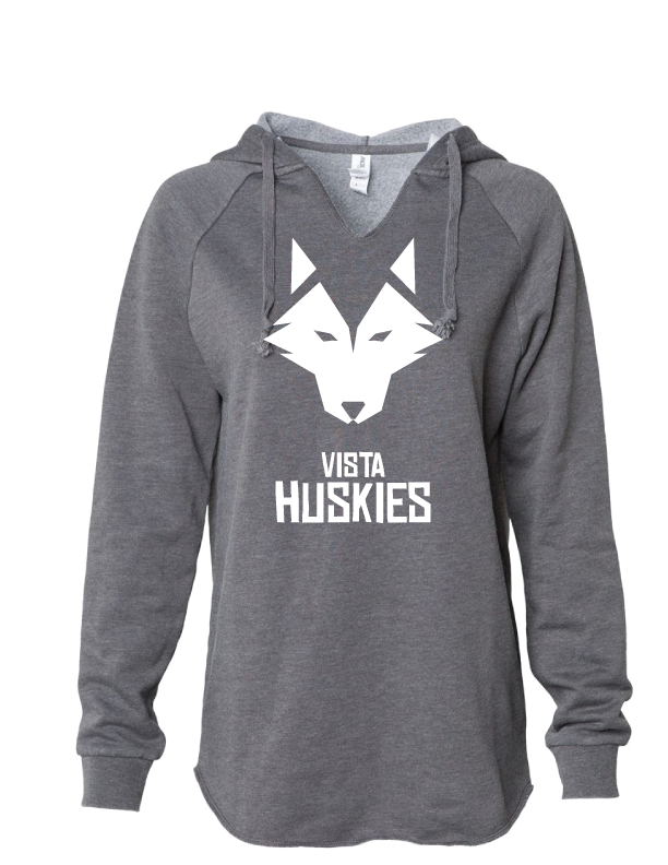 Vista - Women's Lightweight Hooded Pullover Sweatshirt