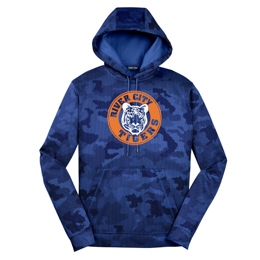 River City - Adult CamoHex Hooded Pullover