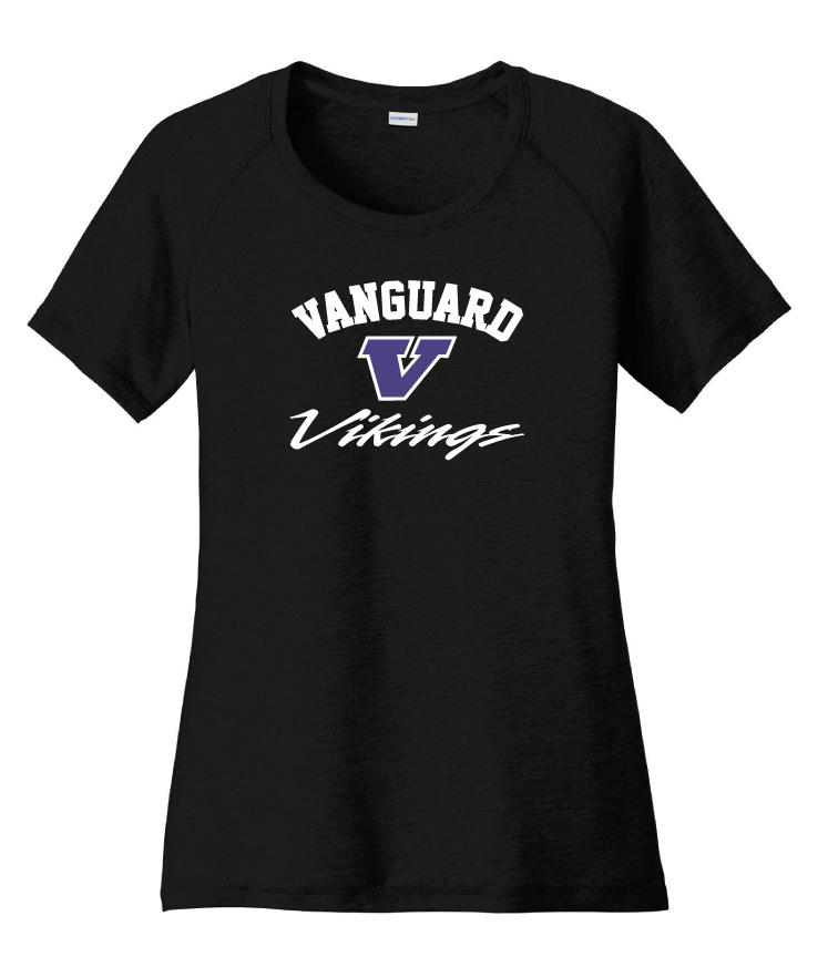 Vanguard - Women's Tri-Blend Scoop Neck Raglan Tee