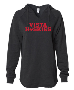 Vista - Women's Lightweight Hooded Pullover Sweatshirt