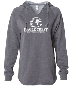 Eagle Crest - Women's Lightweight Hooded Pullover Sweatshirt