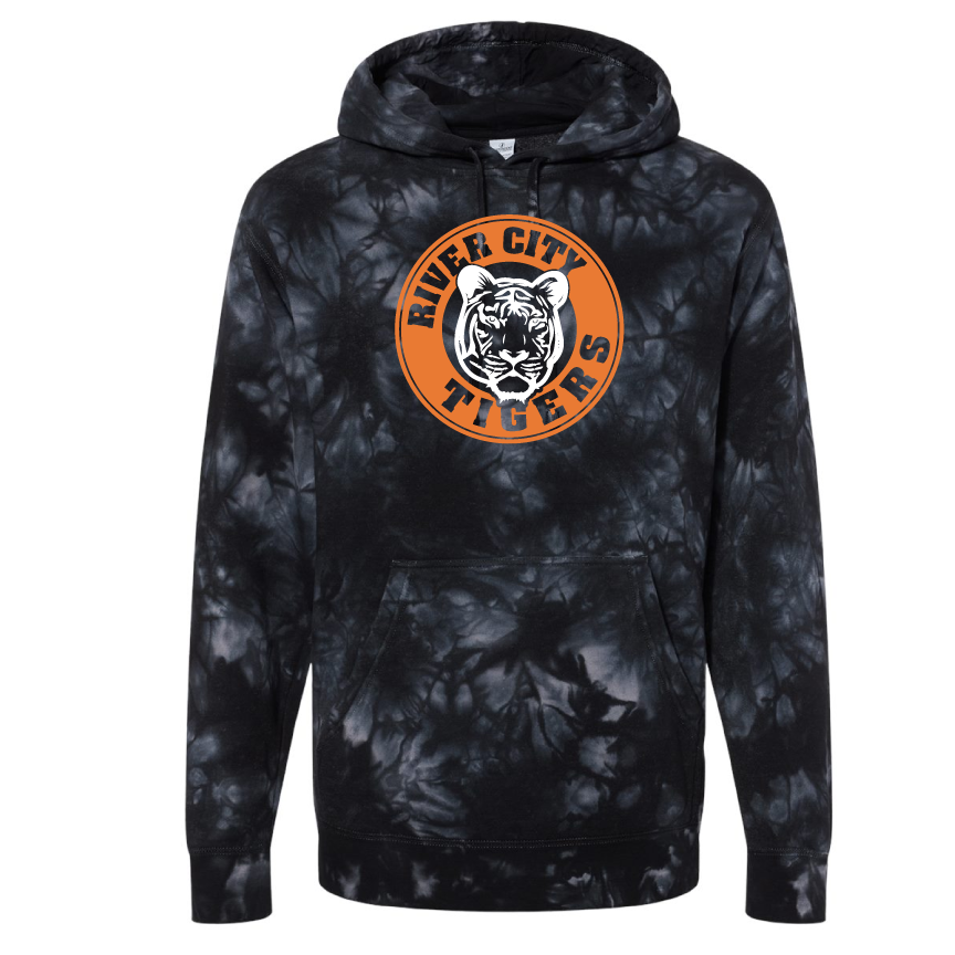 River City - Adult Midweight Tie-Dyed Hooded Sweatshirt