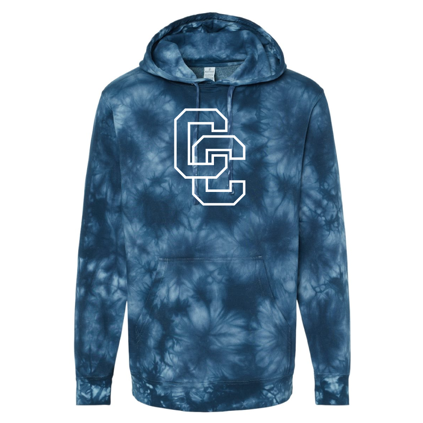 Cross Creek - Adult Midweight Tie-Dyed Hooded Sweatshirt