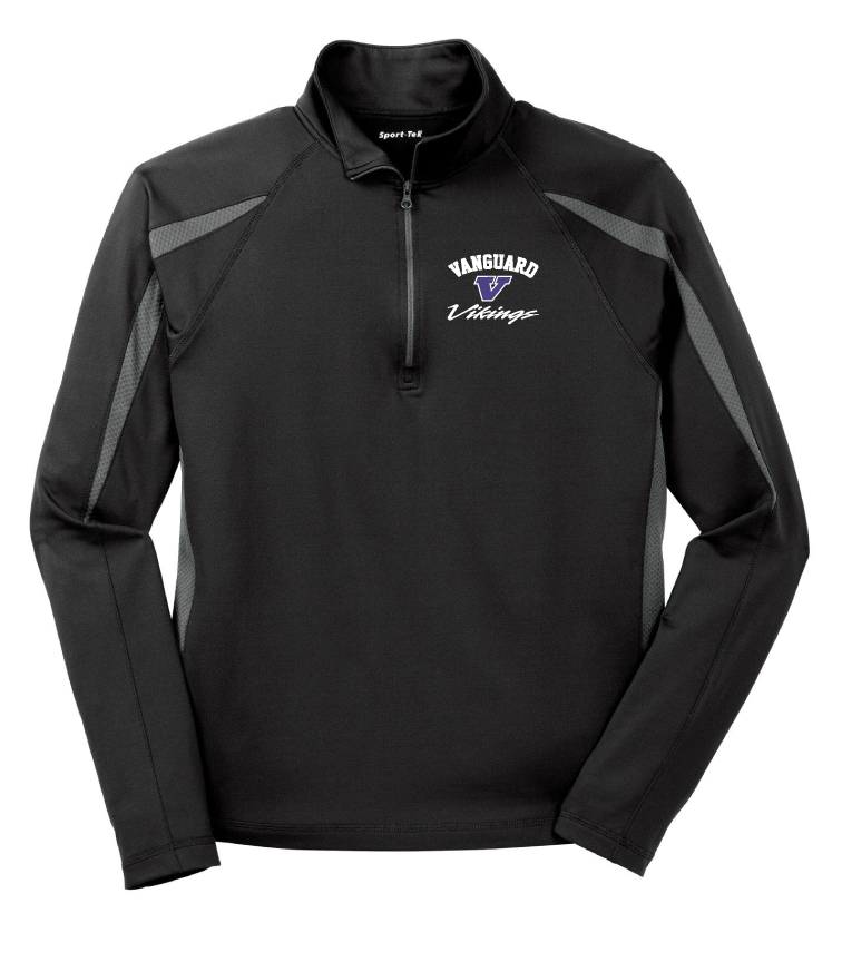 Vanguard - Adult Stretch 1/2-Zip Colorblock Pullover