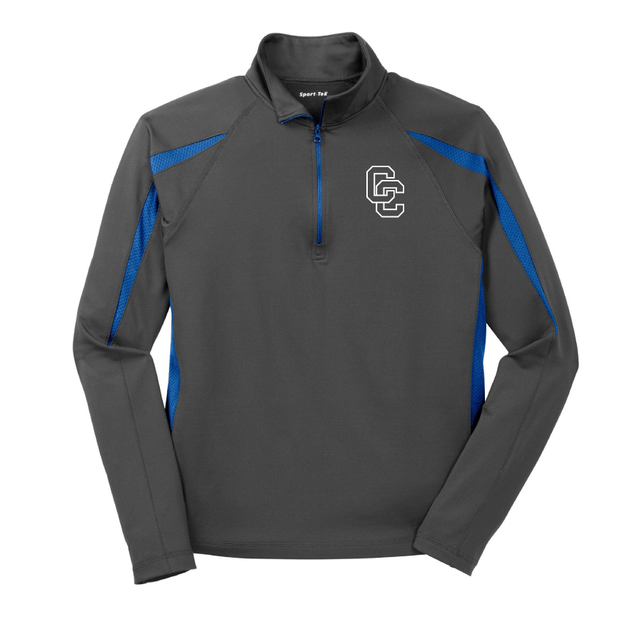 Cross Creek - Adult Stretch 1/2-Zip Colorblock Pullover