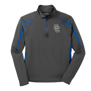 Cross Creek - Adult Stretch 1/2-Zip Colorblock Pullover