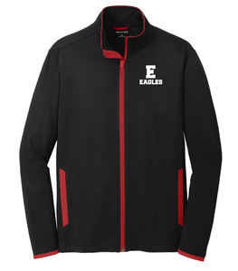 Excel - Adult Stretch Contrast Full-Zip Jacket