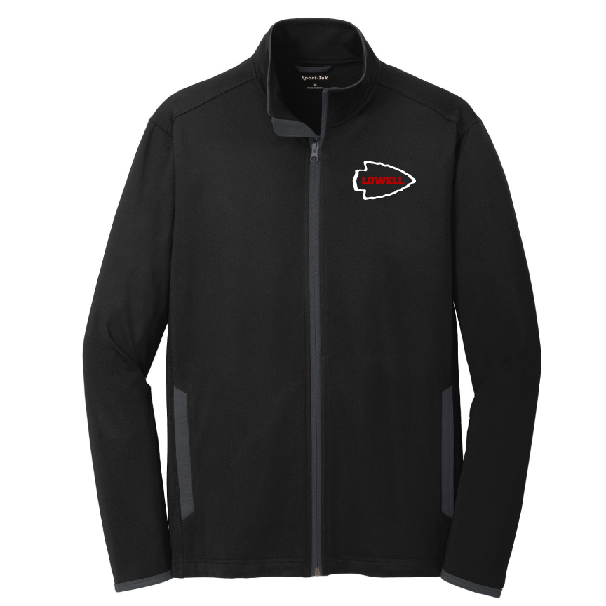 Lowell - Adult Stretch Contrast Full-Zip Jacket