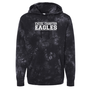 Excel - Adult Midweight Tie-Dyed Hooded Sweatshirt