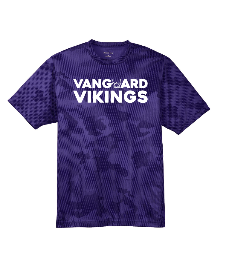 Vanguard - Youth Moisture Wicking Youth Camo T-Shirt